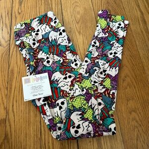 LuLaRoe Spooky Ghost Patterned Leggings